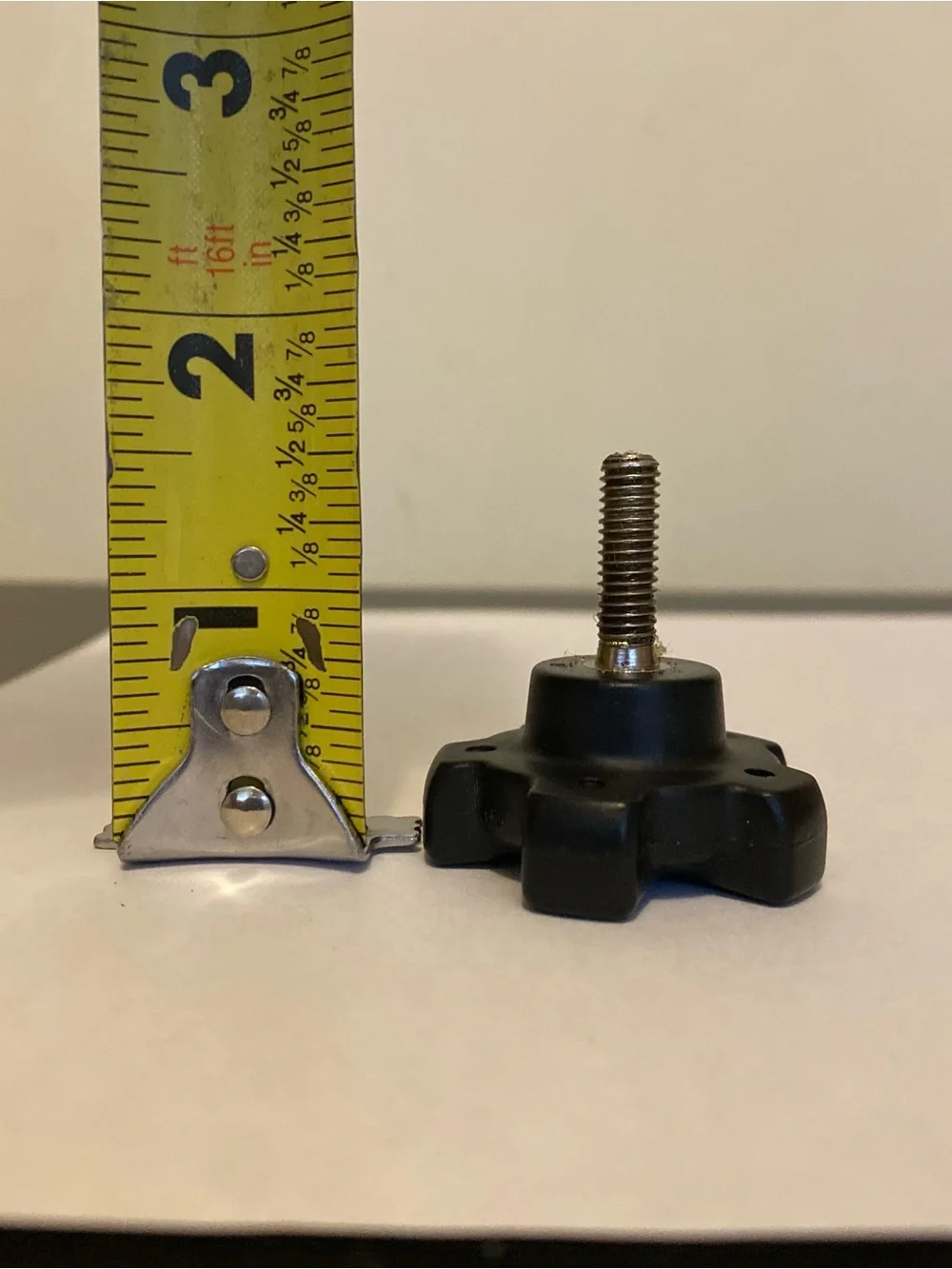 Sony VCT 870RM Tripod Thumbscrew Bolt Black Star Knob Replacement Part